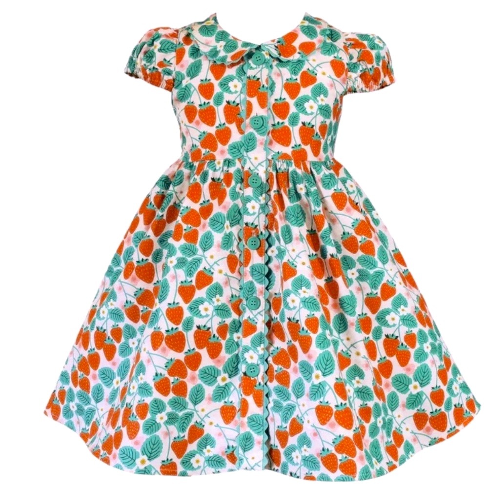 Little Miss Marmalade Vintage "Love You Berry Much" Nellie Dress Size 14